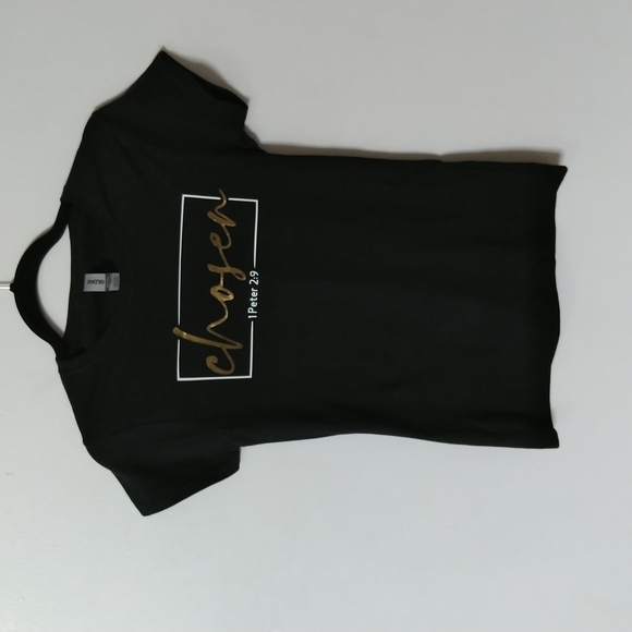 SBC Chosen Short Sleeve Crew Neck Black T-Shirt - Picture 3 of 5